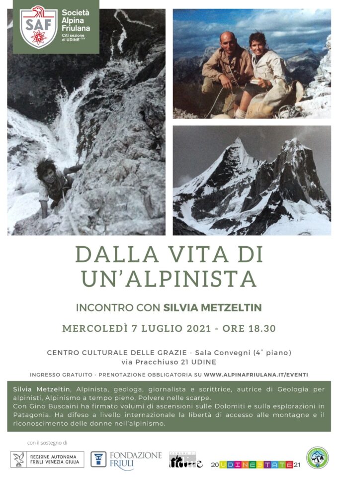 DALLA VITA DI UN ALPINISTA: INCONTRO CON SILVIA METZELTIN DALLA VITA DI UN ALPINISTA: INCONTRO CON SILVIA METZELTIN