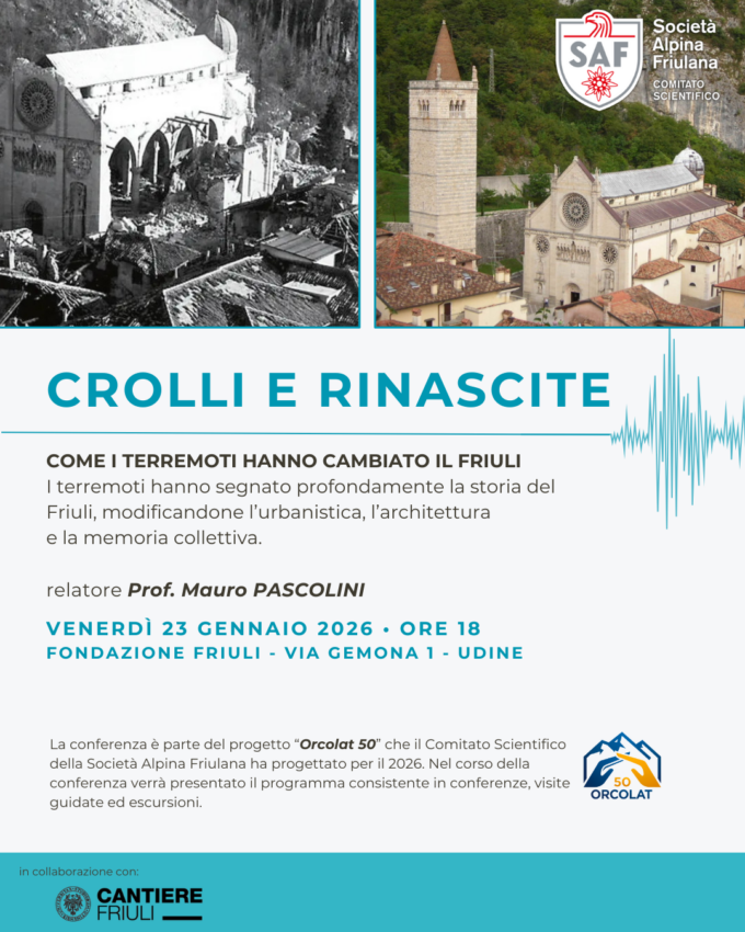 CROLLI E RINASCITE – Come i terremoti hanno cambiato la storia del Friuli